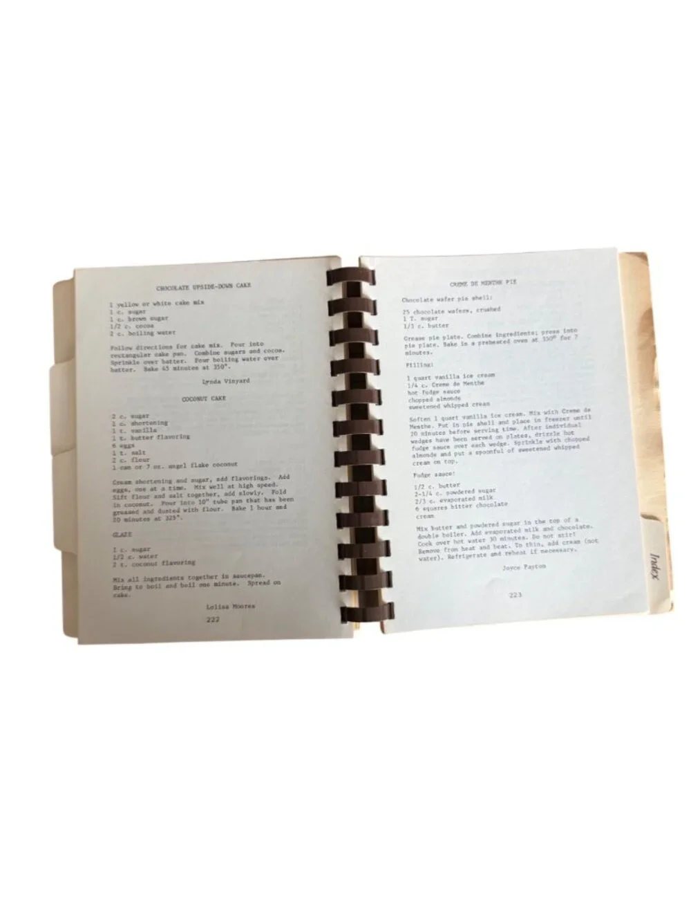 Sunmark Explores A World Of Cooking Cookbook Recipes VTG 1980 Typewriter Typed